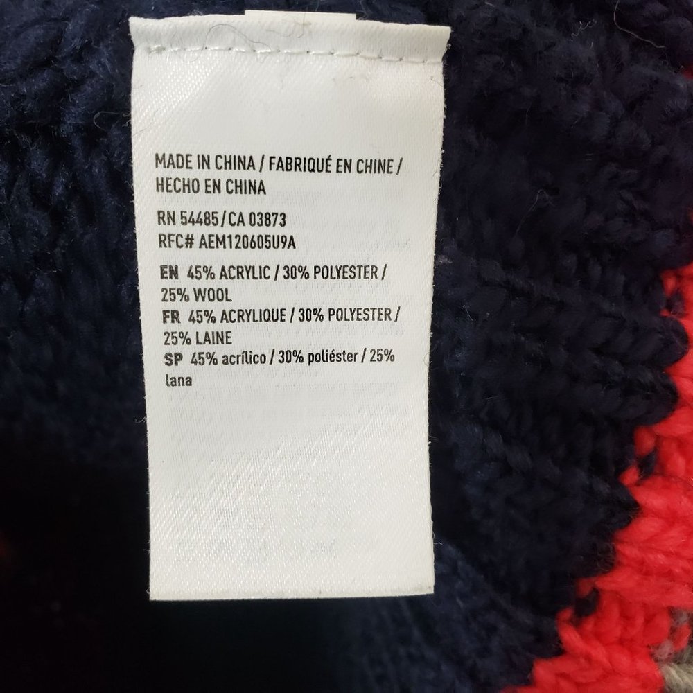 American Eagle Multi Colored Rainbow Striped Wool… - image 4